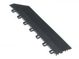 ProTek Floor Edge Hook with Corner-Titanium
