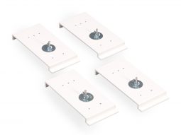 Slatwall Bracket:  4 pcs Set