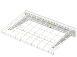 24 inch Garage Organization Shelf with Hang Rod