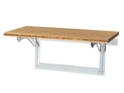 Fold-Down Table with Butcher Block Workbench